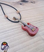 تصویر گیتار الکتریک چوب و رزین اپوکسی 