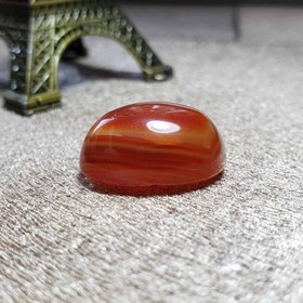 تصویر نگین عقیق سه پوستی خراسانی معدنی کد 25734 