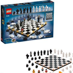 تصویر لگو شطرنج هری پاتر ۸۷۶ قطعه مناسب کودک و نوجوان 