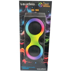 تصویر اسپیکر بلوتوثی شارژی برند BLUESEED مدل BS_106 ORIGINAL BLUETOTH SPEAKER BRAND BLUESEED MODEL: BS_106