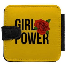 تصویر آینه جیبی طرح girl power کد AY06 