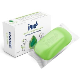 تصویر صابون بچه ویتامینه کودک سبز فیروز 75 گرمی 