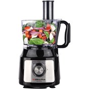 تصویر غذاساز سوییس پلاس مدل SPF-509s مشکی swiss plus food processor model SPF-509s black