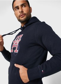 تصویر هودی مونوگرام برند Tommy Hilfiger Monogram Hoodie