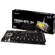 تصویر مادربرد ماینینگ 8 کارته بدون رایزر بایوستار +TB250-BTC D 