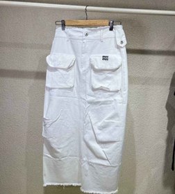 تصویر دامن چاکدار MIU MIU 