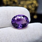 تصویر نگین سنگ آمیتیست معدنی کد 35573 