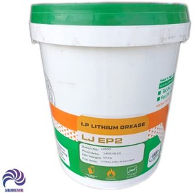 تصویر گریس پایه لیتیم نسوز EP2 آسیاژوله وزن 16 کیلوگرم ASIA JULEH I.P LITHIUM GREASE LJ EP2