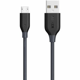 تصویر کابل انکر PowerLine Micro USB طول ٩٠ سانتی متر – مدل A8132 Anker PowerLine USB A To MicroUSB 90CM A8132