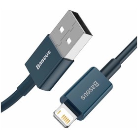 تصویر کابل تبدیل USB به Lightning بیسوس مدل CALYS-A03 طول 1 متر USB to Lightning Conversion Cable BASEUS CALYS-A03 1m