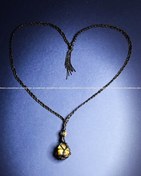 تصویر گرنبند سنگ طبیعی بافت سنتی چشم ببر 