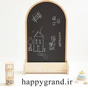 تصویر تخته سیاه چوبی کودک 