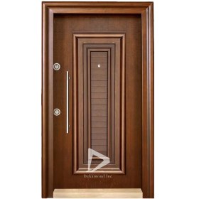 تصویر درب ضد سرقت برجسته لوکس مدل 518 