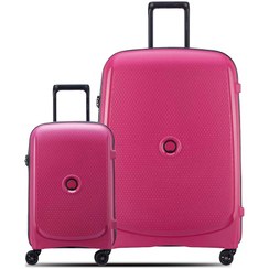 تصویر ست چمدان متوسط و بزرگ دلسی پلی پروپیلن مدل بلمونت پلاس تصاویر