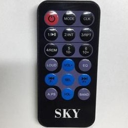 تصویر کنترل پخش ماشین دکلس اسکای SKY 