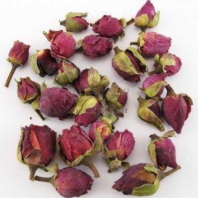 تصویر غنچه گل سرخ (رز) کوچک خشک 