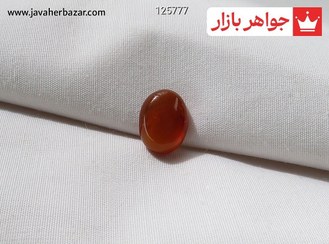 تصویر نگین کهربا بولونی لهستان عسلی کد 125777 