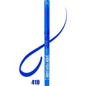 تصویر مداد چشم رنگی پاستل مدل Show Your Game - 407 pastel Waterproof Gel Eye Pencil