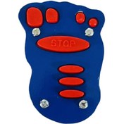 تصویر روکش پدال ترمز موتور سیکلت وارون مدل W-13-BLU-RD 