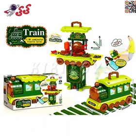 تصویر ست جعبه ابزار اسباب بازی طرح قطار TRAIN combination creative 66650 