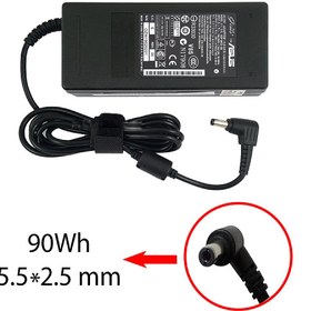 تصویر آداپتور لپ تاپ ایسوس مدل 19V 4.7A 19V 4.7A Laptop Power Adapter