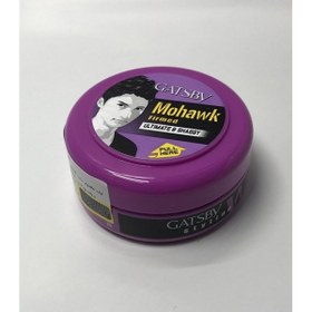 تصویر واکس مو بنفش مدل mohawk گتسبی Gatsby Mohawk Hair Wax