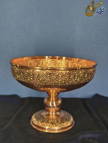 تصویر ست پذیرایی مسی گلبرگ 