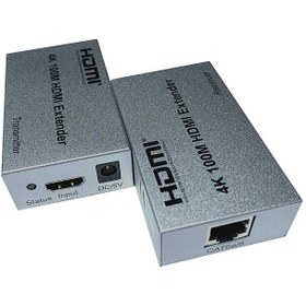 تصویر افزایش طول HDMI بر روی کابل شبکه تا 100 متر وی نت V-EXHD4100 