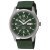 تصویر ساعت اتوماتیک مردانه ی سیکو با بند کرباسی سبز - seiko Seiko SNZG09K1 Men's Automatic Analogue Watch with Fabric Strap, Green/Green, 42 mm, Strap