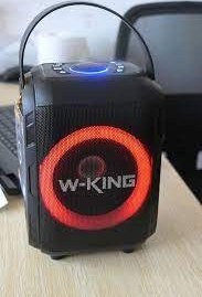 تصویر اسپیکر بلوتوثی دبلیو کینگ مدل T9S با میکروفون W-King Speaker T9S