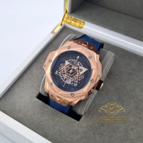 تصویر ساعت هابلوت کهکشانی پشت شیشه ای hublot ht163 