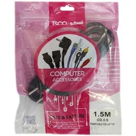 تصویر کابل برق TSCO مدل 1.5 متری TSCO Power Cable 1.5M