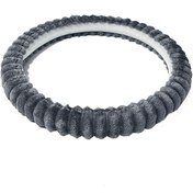 تصویر دور فرمان پشمی خز درجه یک با طراحی لوکس 