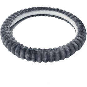 تصویر دور فرمان پشمی خز درجه یک با طراحی لوکس و گرم 