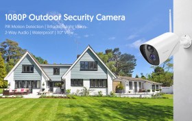 تصویر دوربین وای فای 2 مگ مدل PC750 (لنز 6 میلی متری) برند ویکچر - IPC360 pro Victure PC750 1080P Outdoor Security Camera for Home Security