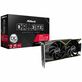 تصویر کارت گرافیک ازراک Radeon RX 5500 XT Challenger D 4G OC ASRock Radeon RX 5500 XT Challenger D 4G OC GDDR6 Graphics Card