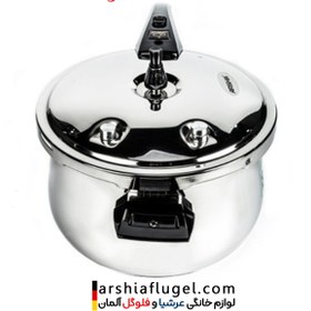 تصویر زودپز 26 سانتی متری استیل عرشیا مدل PR135-406 ARSHIA 26cm SS Pressure Cooker PR135-406