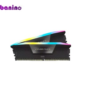 تصویر رم دسکتاپ DDR5 دو کاناله 6000 مگاهرتز CL40 کورسیر مدل VENGEANCE RGB ظرفیت 32 گیگابایت 