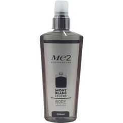 تصویر بادی اسپلش مردانه مون بلان لجند 250 میل می تو Me2 Mont Blanc Legend Body Perfume For Men 250ml