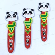 تصویر بوک مارک نشانگر کتاب طرح پاندا | گیفت الفبا حرف پ 