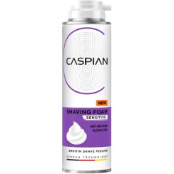 تصویر فوم اصلاح پوست های حساس کاسپین Caspian حجم 100 میلی لیتری 