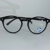 تصویر عینک بلوکات گرد رنگ طوسی شفاف با قابلیت طبی شدن 