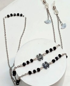 تصویر بند عینک استیل گنجشک سفید 