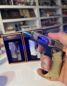 تصویر فندک طرح تفنگ LIGHTER پلاسمایی و اتمی - فندک طرح تفنگ LIGHTER پلاسمایی و اتمی نوک مدادی 