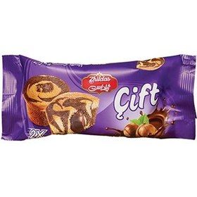 تصویر کیک دو قلو کاکائویی ژیلداس 