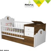 تصویر تخت نوزاد دومنظوره مدل آنجل 