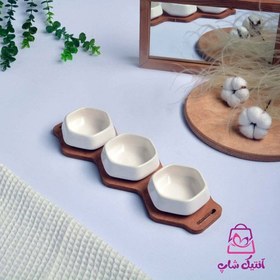 تصویر اردو خوری سرامیکی سه تایی 