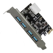 تصویر کارت تبدیل PCI EXPRESS به 4 پورت USB3.0 