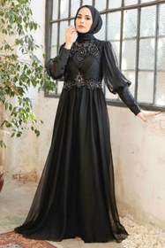 تصویر لباس بلند – لباس مجلسی زنانه نوا استایل اورجینال Neva Style FY-25822 