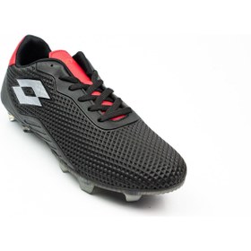 تصویر کفش فوتبال مردانه فورس بلک مدل 101394064 برند lotto 101394064 Force Black Men's Football Boots